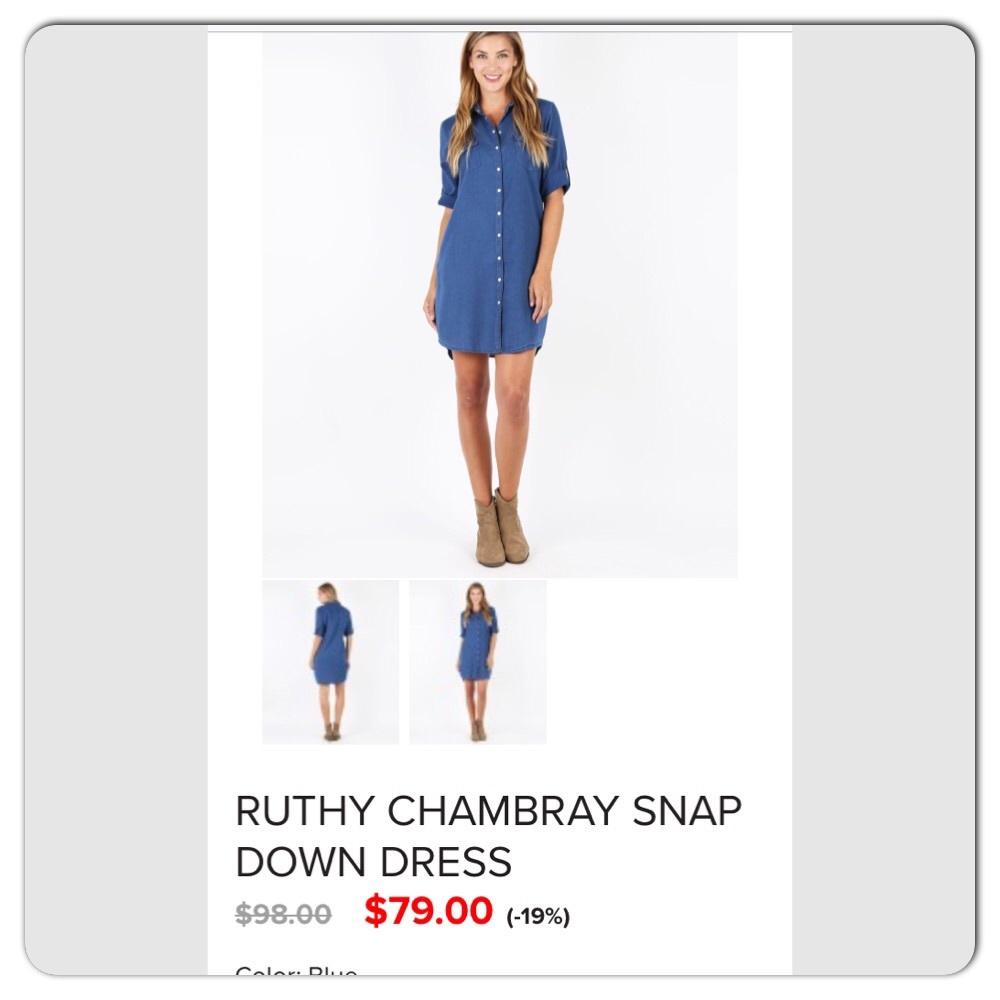Kut  From The Kloth Chambray Dress